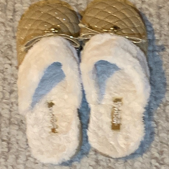 Michael Kors Other - Michael Kors Cozy Womens Slippers with Faux Fur Lining